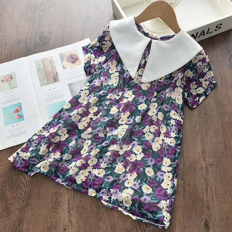 Summer Kids Dresses for Girls Tutu Cake Elegant Princess Party Wedding Lace Girl Birthday Clothing 2 6Y 210429