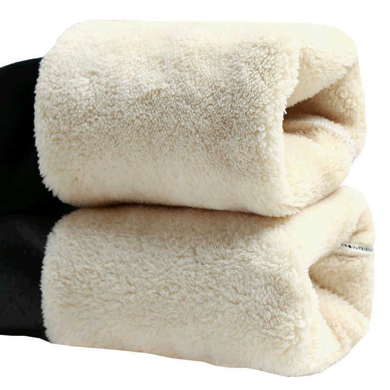 Women Winter Warm Leggings Superthick High Stretch Lamb Cashmere Leggins High Waist Skinny Trousers Plus Velvet Thicken Pants