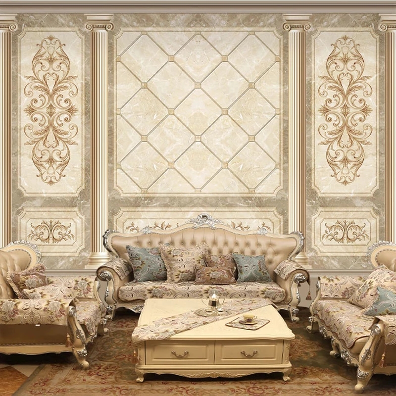Custom 3D Wallpaper European Retro Art Marble Mural Living Room TV Sofa Bedroom Luxury Decor Painting Waterproof, Beige
Custom 3D Wallpaper European Retro Art Marble Mural Living Room TV Sofa Bedroom Luxury Decor Painting Waterproof, Beige