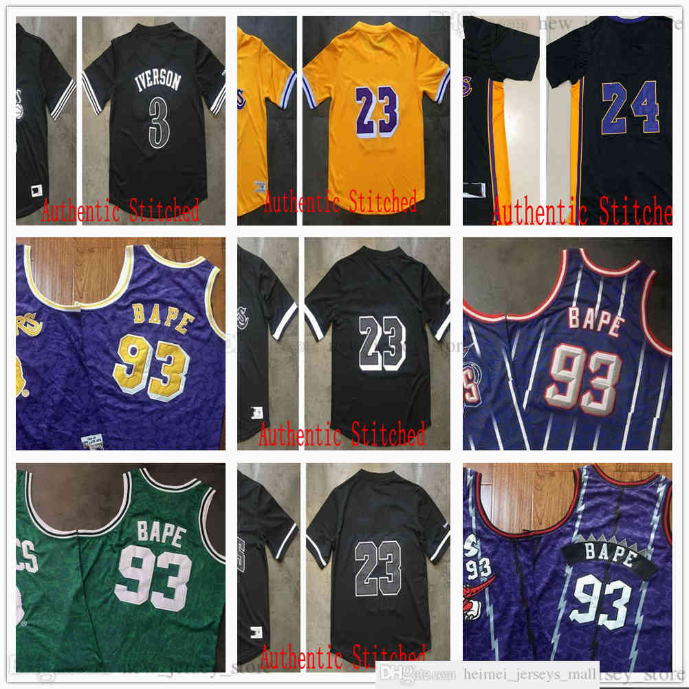 Authentic Real Stitched Retro Short Sleeve Basketball Jerseys Mitchell & Ness Vintage 3 Allen 23 James Iverson 93 BA PE Jersey
Authentic Real Stitched Retro Short Sleeve Basketball Jerseys Mitchell & Ness Vintage 3 Allen 23 James Iverson 93 BA PE Jersey