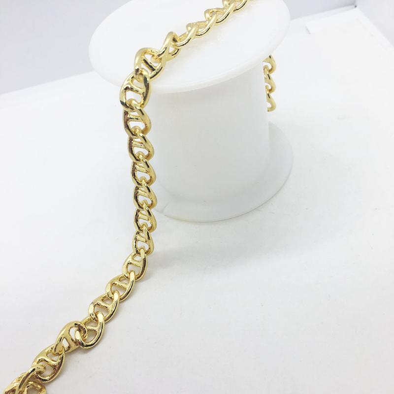 Chains 1 Meter Fine Handmade 18k GoldCopper Luxury Couples Chain Suitable For DIY Man Necklace Bracelet Femme Anklet Gift Design Making
Chains 1 Meter Fine Handmade 18k GoldCopper Luxury Couples Chain Suitable For DIY Man Necklace Bracelet Femme Anklet Gift Design Making