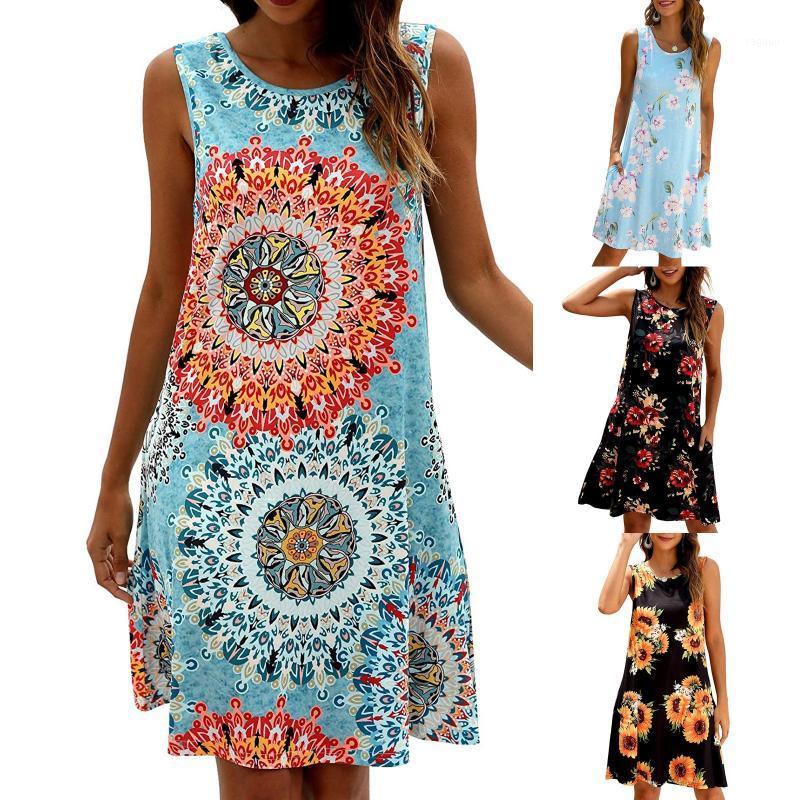 Casual Dresses Sleeveless Tank Dress Women' Fashion Sexy Round Neck Loose Print Streetwear Party For Women
Casual Dresses Sleeveless Tank Dress Women' Fashion Sexy Round Neck Loose Print Streetwear Party For Women