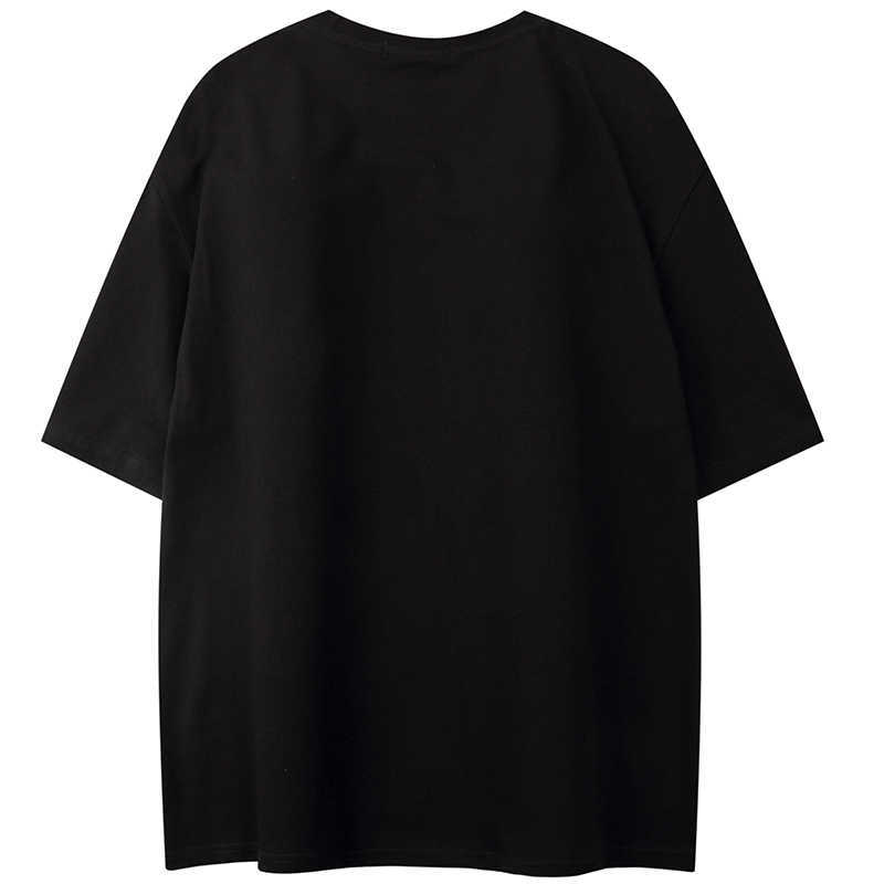 Aolamegs T Shirt Men Cute Cartoon Comics Girl Letter Printed Japanese Style Funny Casual Cozy Harajuku Couple Summer Streetwear Y0526