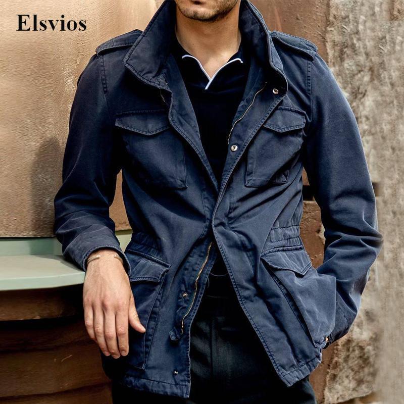 Men's Jackets Vintage Fashion Mens Stand Collar Long Sleeve Blue Coat Outwear Casual Zipper Button Pocket Design Cardigan Tops For Men, Black;brown
Men's Jackets Vintage Fashion Mens Stand Collar Long Sleeve Blue Coat Outwear Casual Zipper Button Pocket Design Cardigan Tops For Men, Black;brown