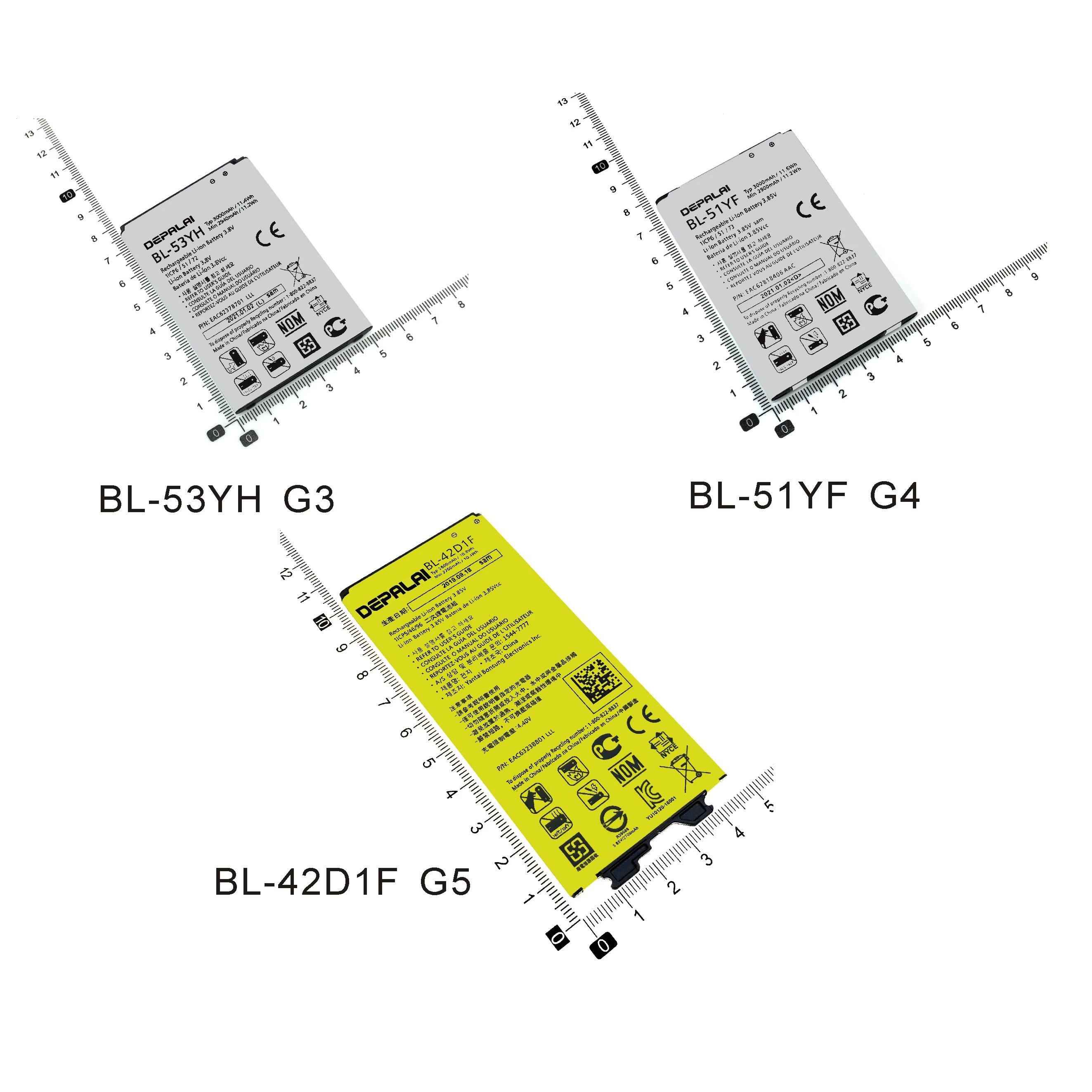suitable for bl53yh bl51yf bl42d1f battery optimus g3 g4 g5 d830 d850 d851 ls990 h815 h818 h810 vs987 us992 h820 f700 mobile phone battery
suitable for bl53yh bl51yf bl42d1f battery optimus g3 g4 g5 d830 d850 d851 ls990 h815 h818 h810 vs987 us992 h820 f700 mobile phone battery