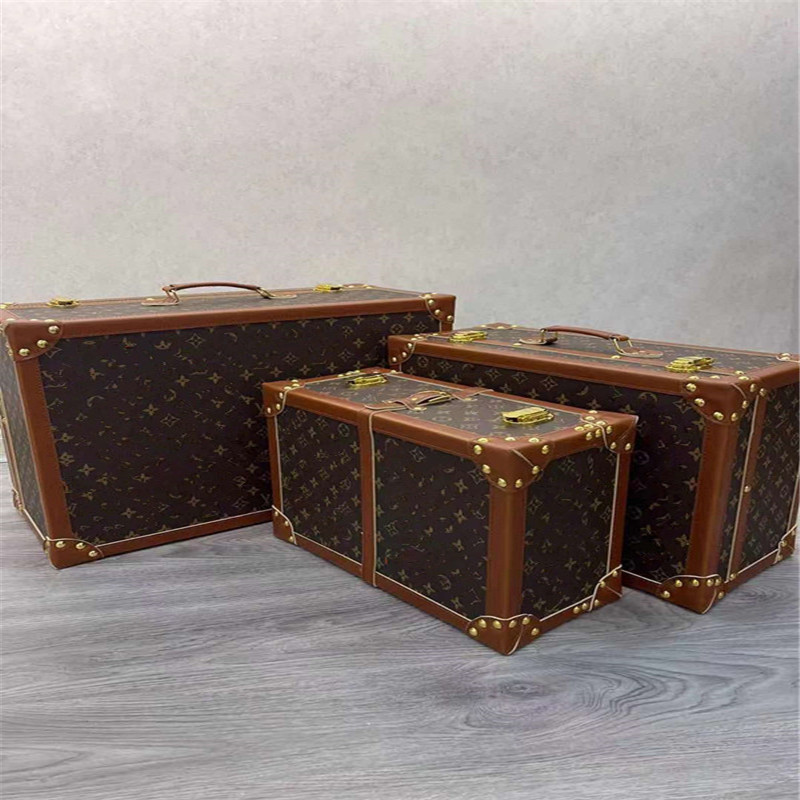 fashion wood Storage Boxes classic letter pattern Bins luxury style Gift Home Organization, Brown
fashion wood Storage Boxes classic letter pattern Bins luxury style Gift Home Organization, Brown