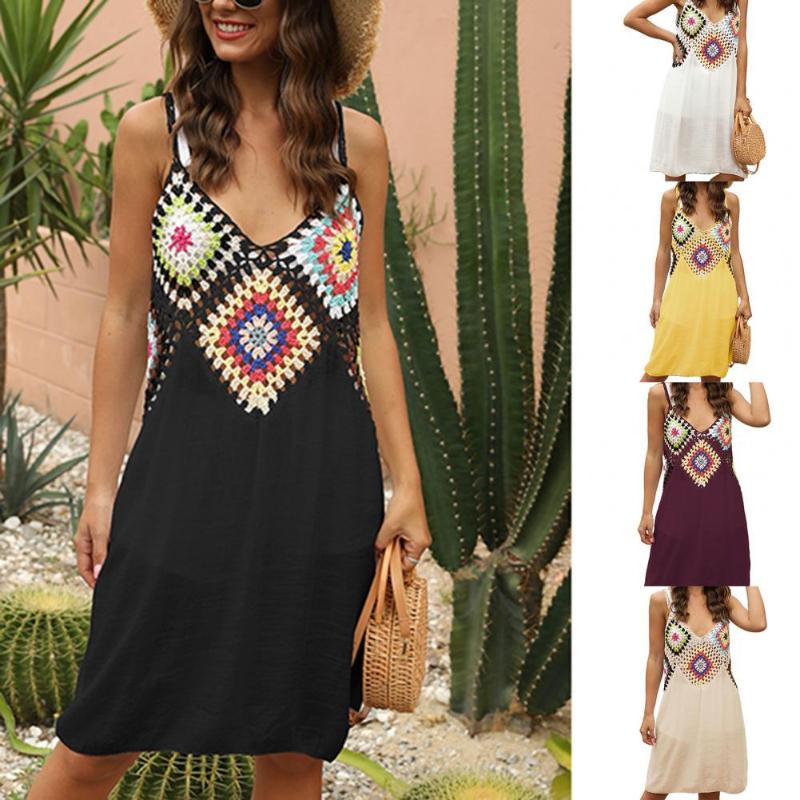 Summer Fashion Vrouwen Jurk Mouwloos Bloem Print Jurken Voor Zonnejurk Mode Strand Streetwear Plus Size S-2XL Women's Swimwear, White;black
Summer Fashion Vrouwen Jurk Mouwloos Bloem Print Jurken Voor Zonnejurk Mode Strand Streetwear Plus Size S-2XL Women's Swimwear, White;black