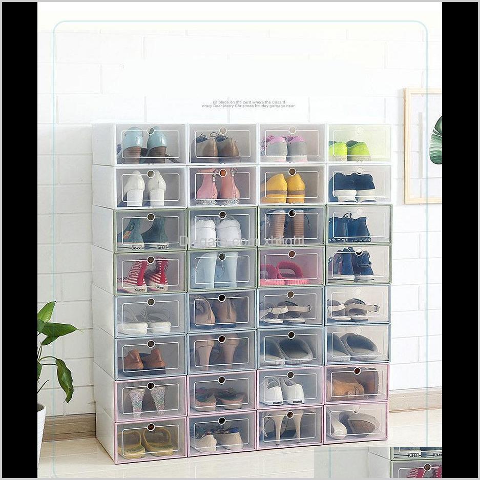 Boxes Bins Housekeeping Organization & Garden Drop Delivery 2021 3Pcs/Lot Transparent Shoe Multifunction Plastic Storage Box For Home Organiz
Boxes Bins Housekeeping Organization & Garden Drop Delivery 2021 3Pcs/Lot Transparent Shoe Multifunction Plastic Storage Box For Home Organiz