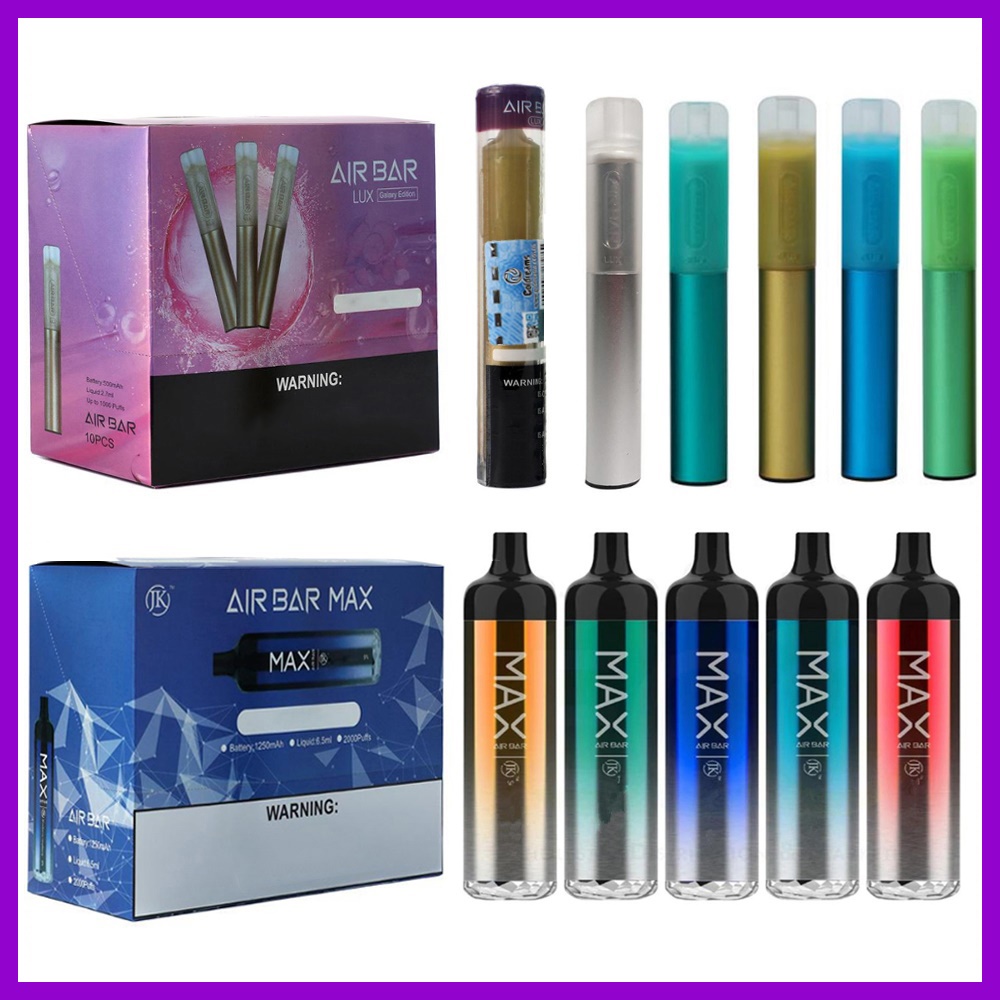Air Bar Max Lux Disposable Device Pods E Cigarette 1250mAh Cartridges Prefilled 6.5ml Starter Kits vs airbar diamond puff plus xxl bang 
Air Bar Max Lux Disposable Device Pods E Cigarette 1250mAh Cartridges Prefilled 6.5ml Starter Kits vs airbar diamond puff plus xxl bang