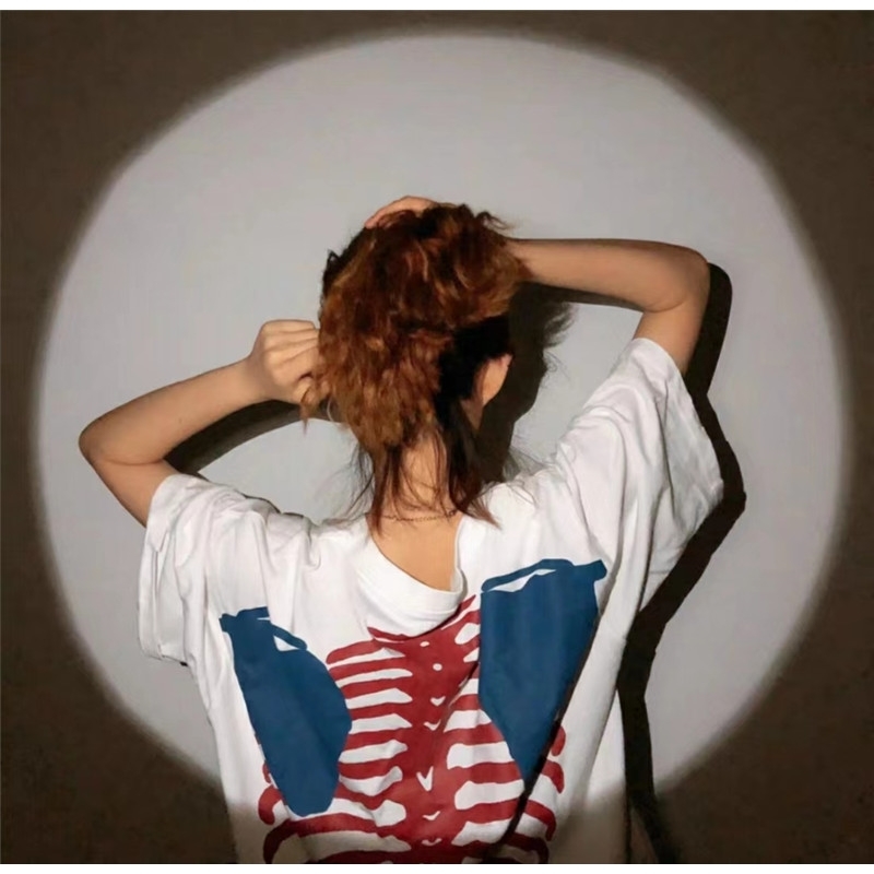 Oversize KAPITAL T-Shirt Men Women High Quality T Shirt Skulls 210420