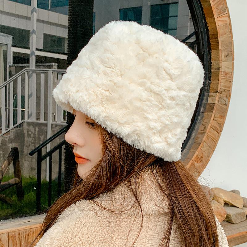 Wide Brim Hats Fashion Faux Fur Bucket For Women Solid Color Beanies Lady Winter Panama Fisherman Caps Girl Warm, Blue;gray
Wide Brim Hats Fashion Faux Fur Bucket For Women Solid Color Beanies Lady Winter Panama Fisherman Caps Girl Warm, Blue;gray