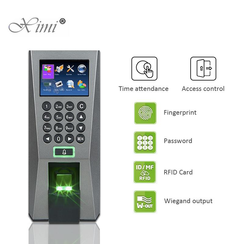 Fingerprint Access Control ZK F18 Biometric RFID Keypad System Electronic USB Time Clock Recorder Attendance Machine
Fingerprint Access Control ZK F18 Biometric RFID Keypad System Electronic USB Time Clock Recorder Attendance Machine