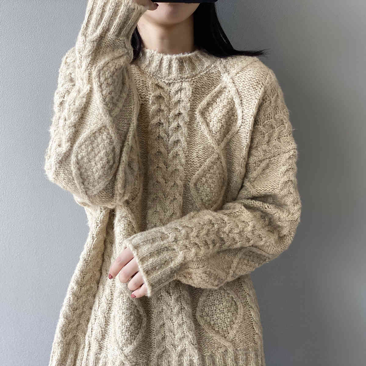 Fashion Chic Sweater Women Fall Winter Lazy Wind O Neck Pullover Oversized Twist Thick Knit Top Female Jacket 210520, Khaki
Fashion Chic Sweater Women Fall Winter Lazy Wind O Neck Pullover Oversized Twist Thick Knit Top Female Jacket 210520, Khaki