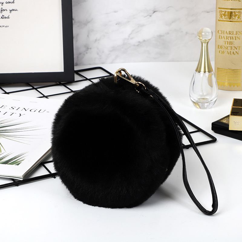 3pcs Coin Purses Winter Women Plush Round Shaped Small Wallet With Keychain Mix Color, Pink
3pcs Coin Purses Winter Women Plush Round Shaped Small Wallet With Keychain Mix Color, Pink