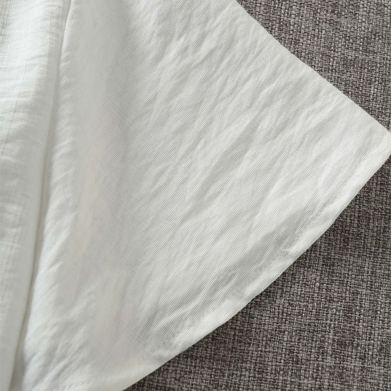 PUWD Casual Women V Neck Bow Lace Blouse Summer Fashion Ladies High Street Shirt Female Solid Color Top 210522