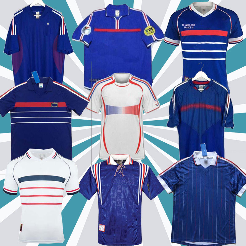soccer french Retro jersey 1984 86 96 98 02 1996 1998 2000 2002 FRANCE DE FOOT Trezeguet ZIDANE HENRY MAILLOT football jerseys shirt
soccer french Retro jersey 1984 86 96 98 02 1996 1998 2000 2002 FRANCE DE FOOT Trezeguet ZIDANE HENRY MAILLOT football jerseys shirt