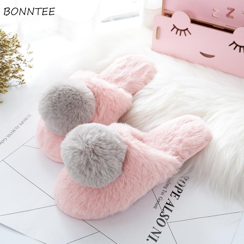 Winter Slippers Women Indoor Fashion Cute Hairball House Shoes Female Non-slip Warm Simple Leisure Womens Home Slipper Big Size, Black
Winter Slippers Women Indoor Fashion Cute Hairball House Shoes Female Non-slip Warm Simple Leisure Womens Home Slipper Big Size, Black