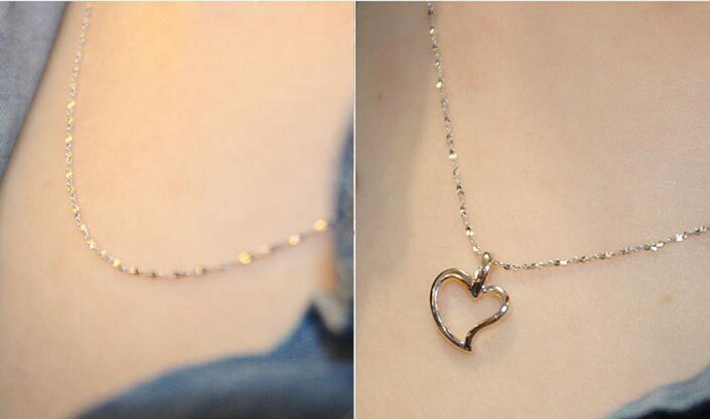 Sterg Sier Snowflake Necklace for Women - Sweet and Simple Jewelry Gift