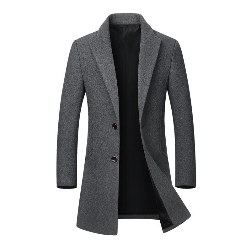 Men's Wool & Blends 2021 Winter Casual Thick Woolen Coats Stand Collar Slim Fit Jackets Manteau Homme Peacoat Overcoat Trench Parka, Black
Men's Wool & Blends 2021 Winter Casual Thick Woolen Coats Stand Collar Slim Fit Jackets Manteau Homme Peacoat Overcoat Trench Parka, Black