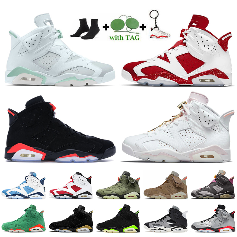 Jumpman 6 Women Men 6s Basketball Shoes UNC Home Mint Foam Black Infrared Red Oreo Gold Hoops Bordeaux British Khaki Carmine Trainers Tech Chrome Sports Sneakers, C32 red oreo 40-47
Jumpman 6 Women Men 6s Basketball Shoes UNC Home Mint Foam Black Infrared Red Oreo Gold Hoops Bordeaux British Khaki Carmine Trainers Tech Chrome Sports Sneakers, C32 red oreo 40-47