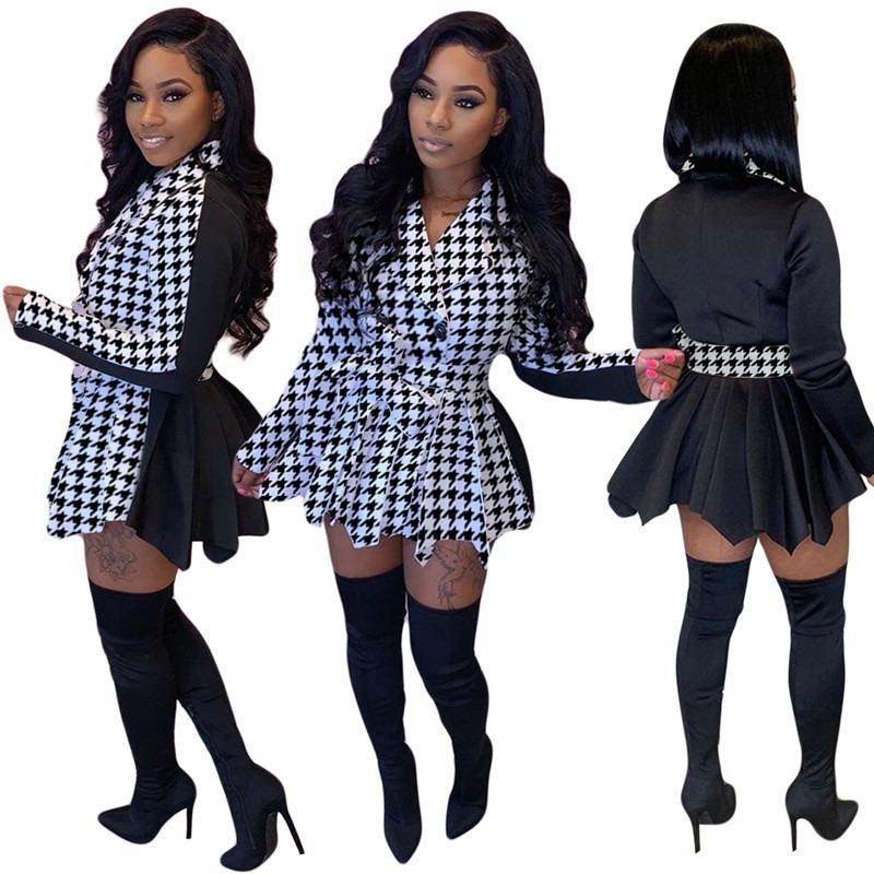 Casual Dresses Dress Women Party Pleated Plaid Patchwork Sashes Long Sleeve High Quality Mini Wholesale Drop 2021, Black
Casual Dresses Dress Women Party Pleated Plaid Patchwork Sashes Long Sleeve High Quality Mini Wholesale Drop 2021, Black