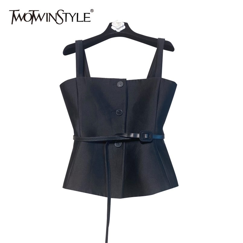 Solid Sexy Vests For Women Square Collar Sleeveless Sashes Straight Slim Camis Female Korean Summer Fashion Clothes 210524, Black
Solid Sexy Vests For Women Square Collar Sleeveless Sashes Straight Slim Camis Female Korean Summer Fashion Clothes 210524, Black