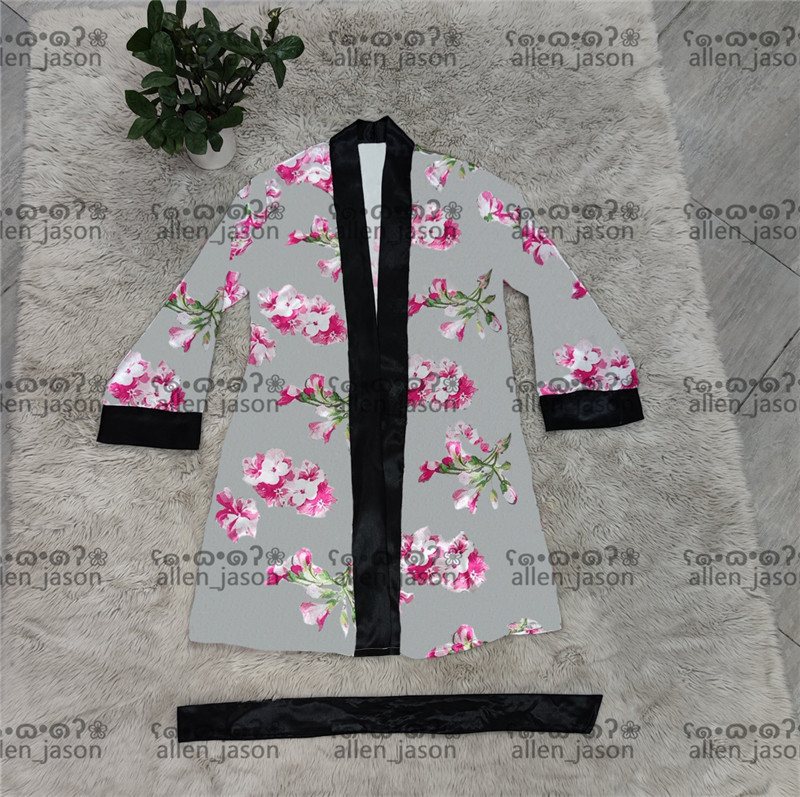 Flowers Hipster Bath Robe Top Quality Women's Luxury Sleepwear Home Bathroom Casual Goddess Must Designer Clothes
Flowers Hipster Bath Robe Top Quality Women's Luxury Sleepwear Home Bathroom Casual Goddess Must Designer Clothes