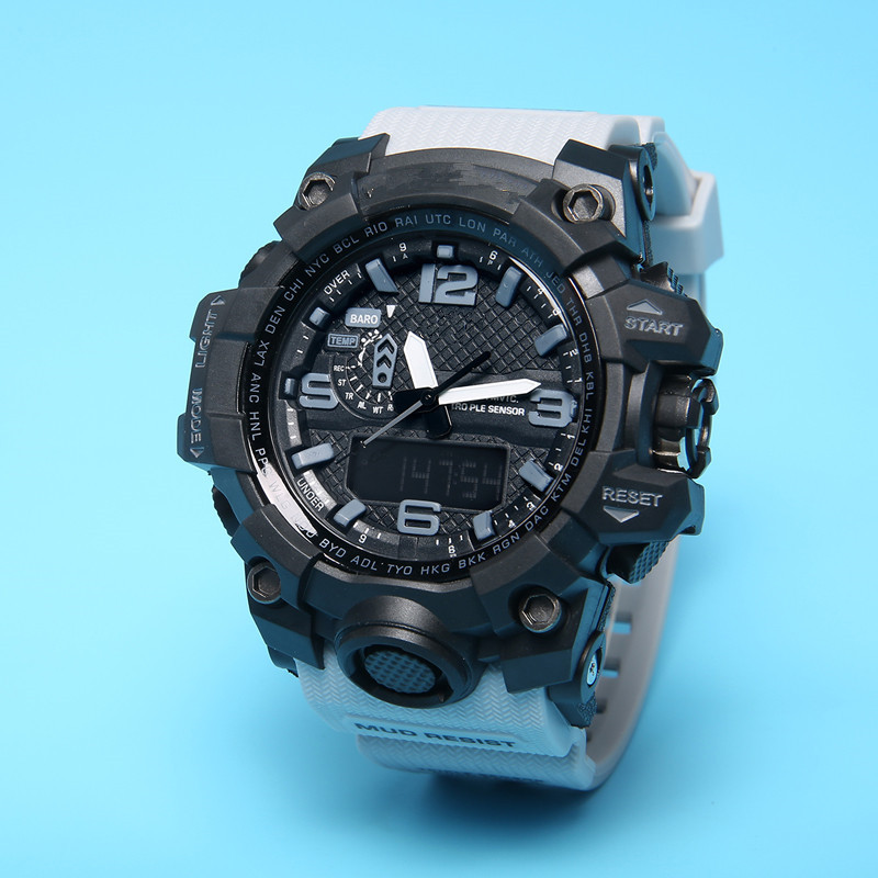 2021 Fashion G Style Mens Sports Watches with Rubber Strap LED Dual Display Water Resistant Analog Quartz Bracelet Wristwatches Clock Shock
2021 Fashion G Style Mens Sports Watches with Rubber Strap LED Dual Display Water Resistant Analog Quartz Bracelet Wristwatches Clock Shock
