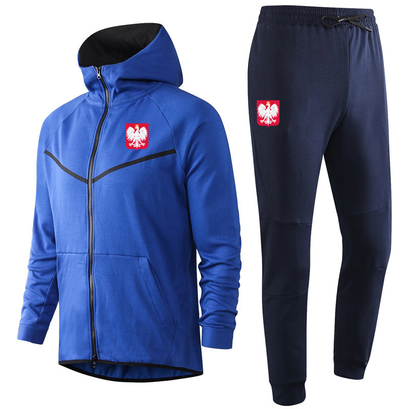 2020 2021 Poland adult Soccer Training Tracksuits kits Hooded football Training Suit Sets Survetement Maillots De Foot MenTracksuits, Gray
2020 2021 Poland adult Soccer Training Tracksuits kits Hooded football Training Suit Sets Survetement Maillots De Foot MenTracksuits, Gray