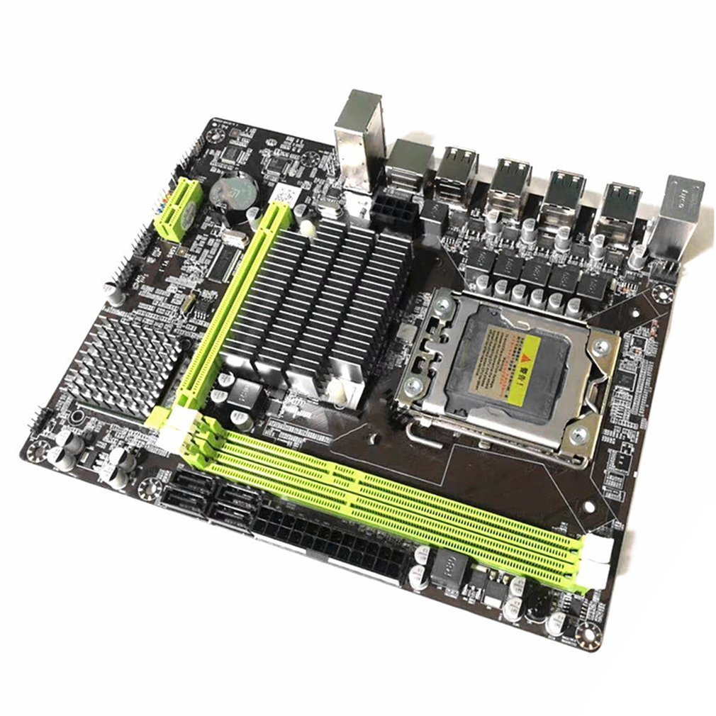 X58 Pc Computer Desktop motherboard LGA1366 Cpu Interface DDR3 Msata V1.6 motherboard Systemboard X5660 5670cpu