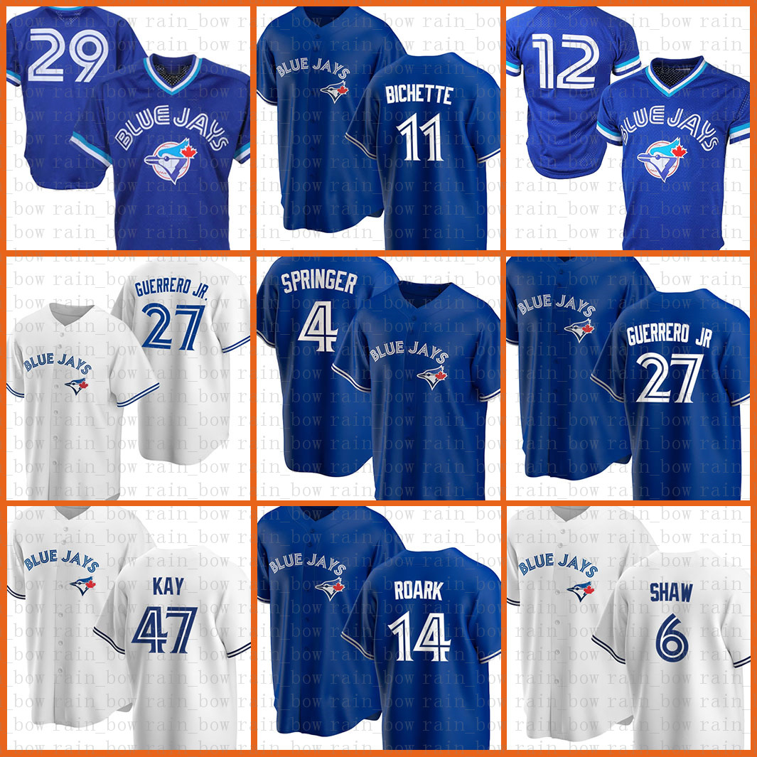 4 George Springer Toronto Blue Jay 27 Vladimir Guerrero Jr. Baseball Jersey Custom 6 Marcus Stroman 47 Jack Morris 29 Joe Carter, Jersey(hongque)retro
4 George Springer Toronto Blue Jay 27 Vladimir Guerrero Jr. Baseball Jersey Custom 6 Marcus Stroman 47 Jack Morris 29 Joe Carter, Jersey(hongque)retro