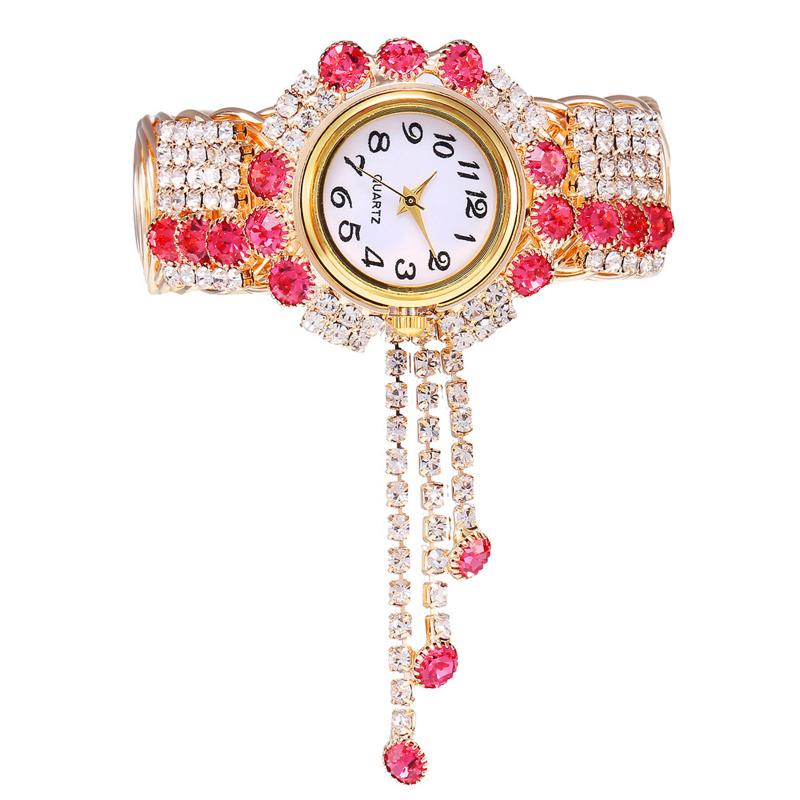 Wristwatches Women Watch Printed Beaded Bracelet Bangle Jewelry Alloy Fashion Quartz Elastic Wristwatch Girls For
Wristwatches Women Watch Printed Beaded Bracelet Bangle Jewelry Alloy Fashion Quartz Elastic Wristwatch Girls For