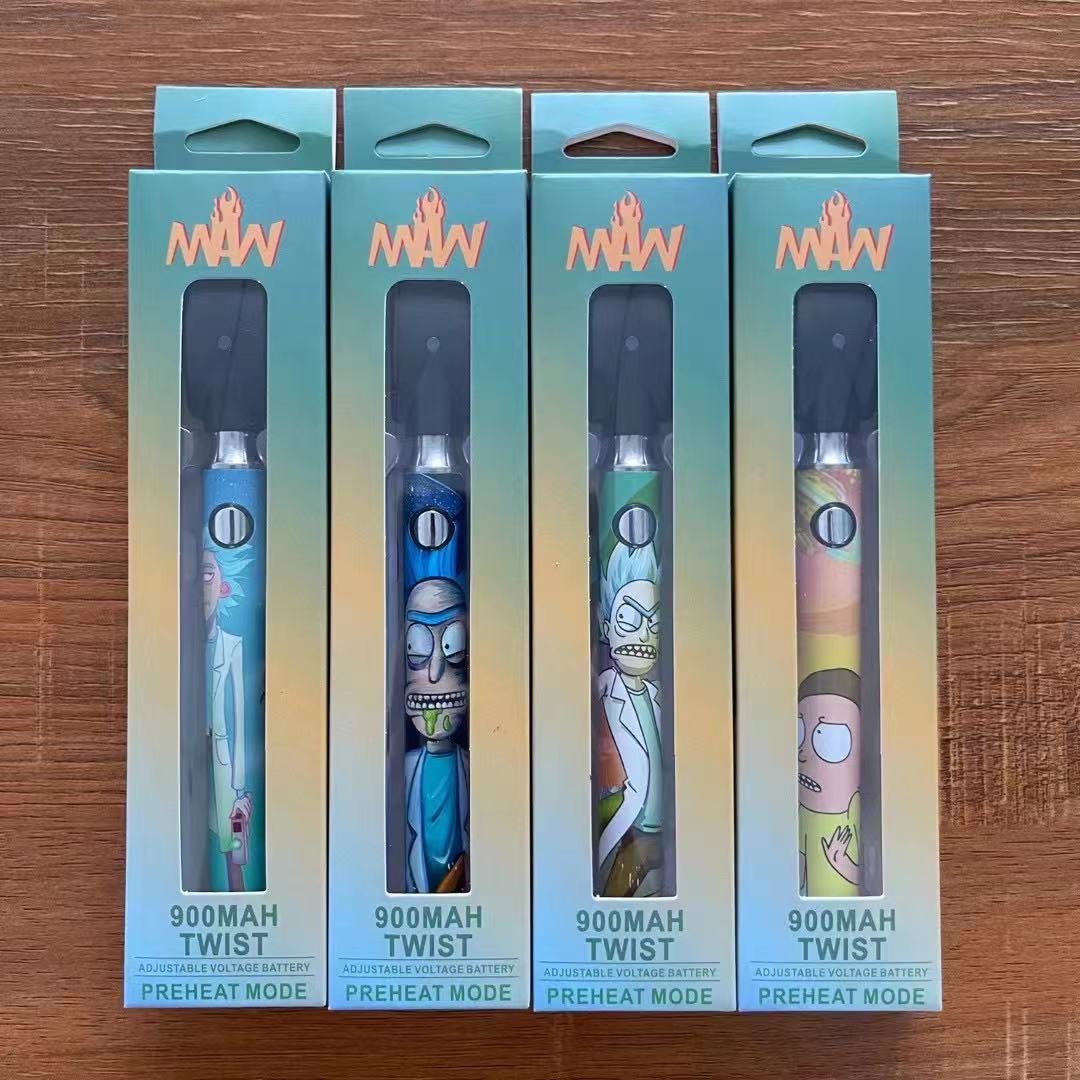 MAW TWIST Battery Slim 350mAh 650mAh 900mAh 1100mAh Bottom 3.3-4.8V Preheat VV Vape Pen Battery Usb Charger Kit For 510 Thick Oil Cartridge
MAW TWIST Battery Slim 350mAh 650mAh 900mAh 1100mAh Bottom 3.3-4.8V Preheat VV Vape Pen Battery Usb Charger Kit For 510 Thick Oil Cartridge