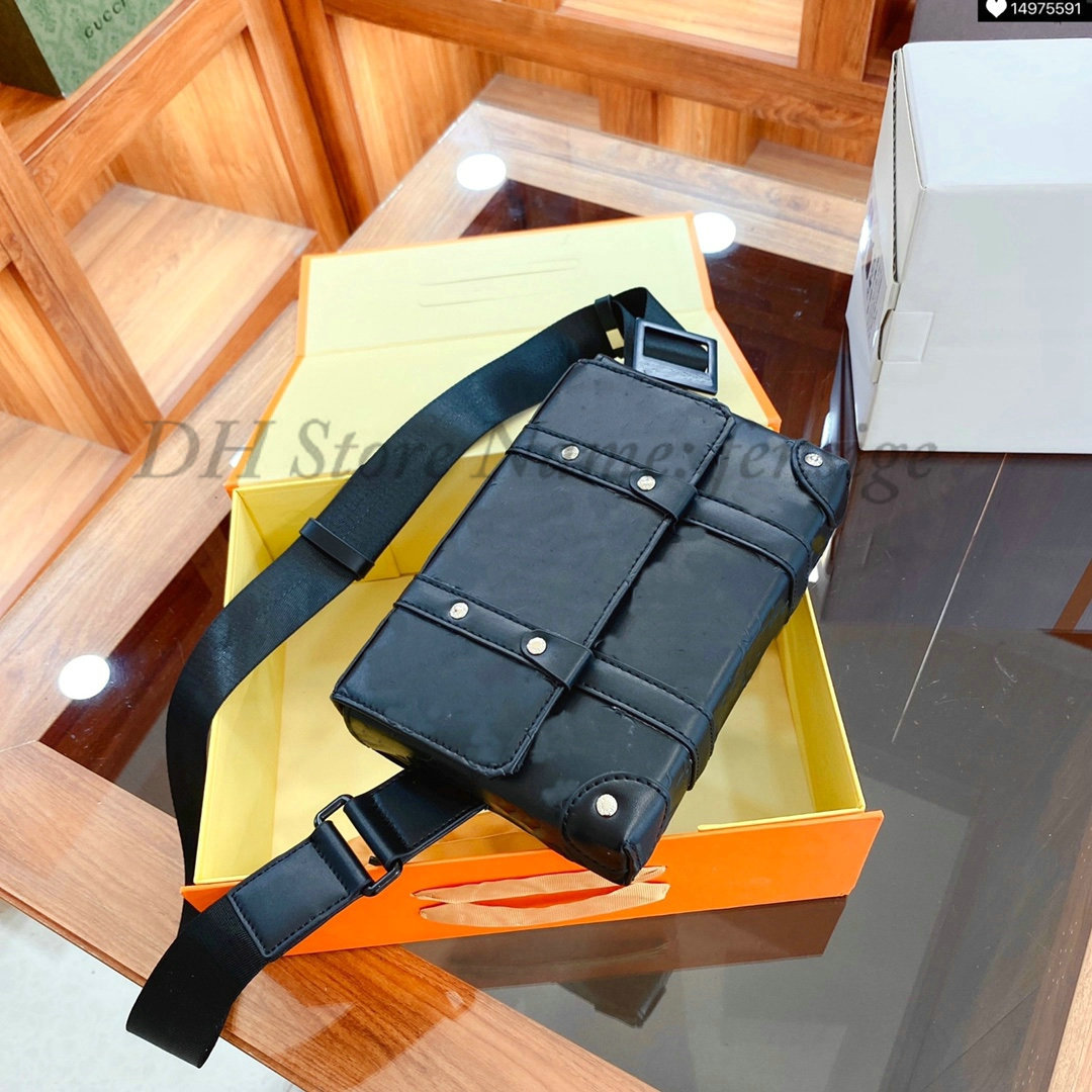 TRUNK SLINGBAG MESSENGER Box Men Waist Bag Mens Cross Body Beltbag Trunks Designer Crossbody Handle Bags Fashion Flap Handbag M57952, Customize
TRUNK SLINGBAG MESSENGER Box Men Waist Bag Mens Cross Body Beltbag Trunks Designer Crossbody Handle Bags Fashion Flap Handbag M57952, Customize