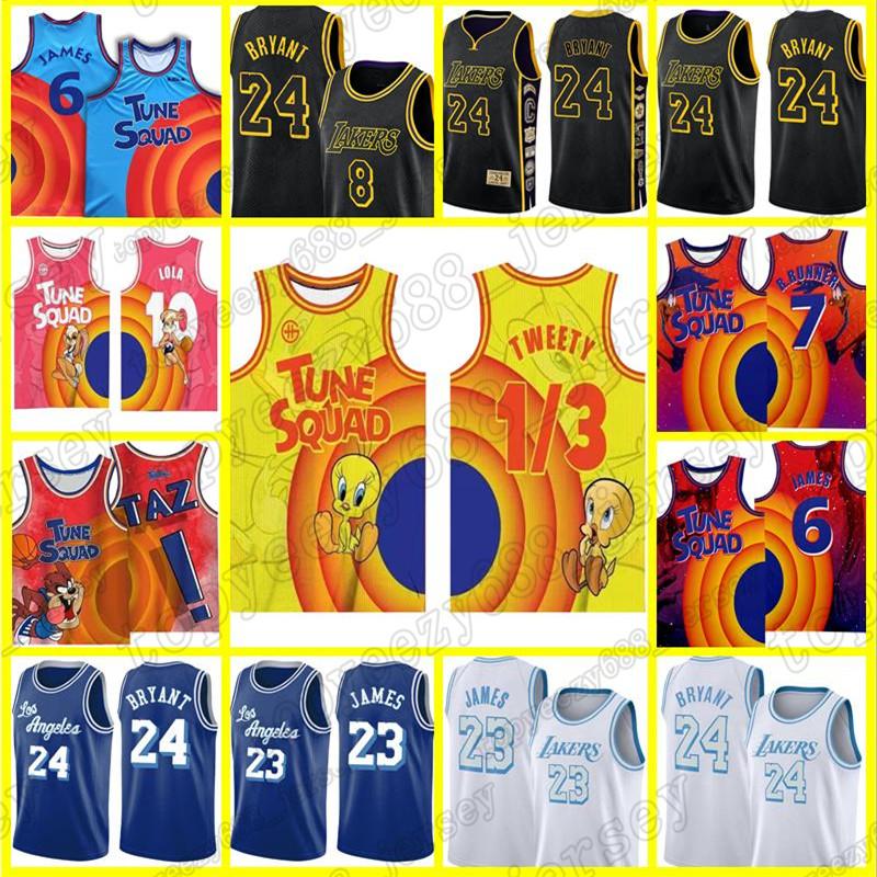 Tune Squad 24Los 8 LeBron Jersey 1/3 Tweety 6 James Angeles Basketball Bryant Lakers23 Murray Michael 2 D.DUCK ! TAZ 10 Lola Bunny, Black;red
Tune Squad 24Los 8 LeBron Jersey 1/3 Tweety 6 James Angeles Basketball Bryant Lakers23 Murray Michael 2 D.DUCK ! TAZ 10 Lola Bunny, Black;red