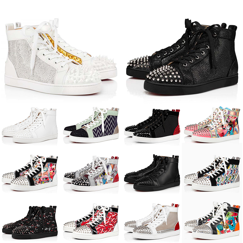 Christians Women Mens Fashion Designer Red Bottoms Shoes Louboutins Genuine Leather Luxury Designers Bottom Spikes Shoe Loafers Trainers Platform Flat Sneakers, A1
Christians Women Mens Fashion Designer Red Bottoms Shoes Louboutins Genuine Leather Luxury Designers Bottom Spikes Shoe Loafers Trainers Platform Flat Sneakers, A1