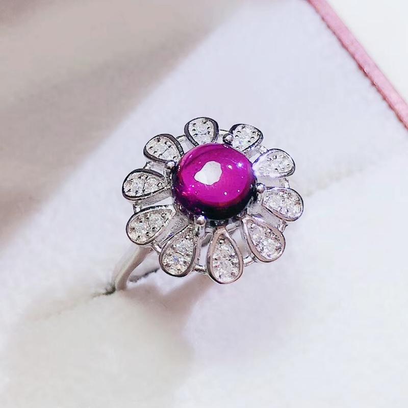 Cluster Rings Per Jewelry Natural Real Pyrope Round Flower Ring 6*6mm 1ct Gemstone 925 Sterling Silver Fine Q204275, Golden;silver
Cluster Rings Per Jewelry Natural Real Pyrope Round Flower Ring 6*6mm 1ct Gemstone 925 Sterling Silver Fine Q204275, Golden;silver