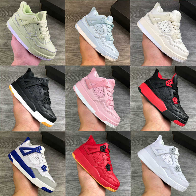Kids Action Top Sports 4S Basketball Shoes Bred Royal Blue Toddler Running Shoe Pink JD4 Trainers Pure Money White Boys LS Virgils Ablohing Surprises от DHgate WW