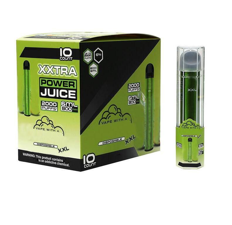 bang xxl Disposable vape Pen Device Electronic Cigarettes starter kit 2000 Puffs 800mAh Power Battery Pre-filled 6ml Pods Cartridge puff pos
bang xxl Disposable vape Pen Device Electronic Cigarettes starter kit 2000 Puffs 800mAh Power Battery Pre-filled 6ml Pods Cartridge puff pos