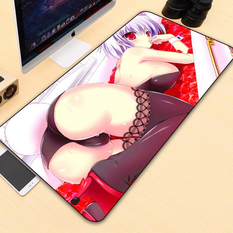 Mouse Pads & Wrist Rests GuJiaDuo Sexy Girl Big Ass Keyboard Pad Anime Gamer PC Notebook Gaming Accessories Desk Keyboards Desktop Mousepad