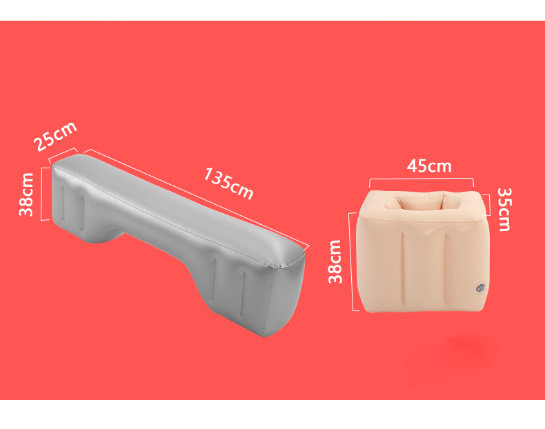 Car Air Inflatable Mattress Universal SUV Auto Travel Sleeping Bed Pad for Rear Seat Trunk Sofa Pillow Outdoor Camping Mat Large Cushion for Tesla Mod