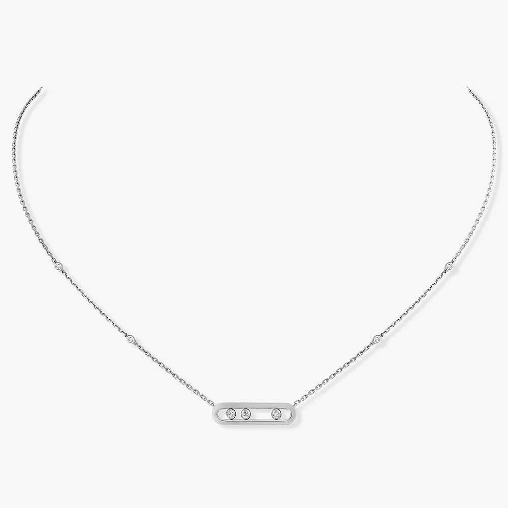 New Trendy Style 925 Sterling Silver Move Stone Pendant Long Chain Choker Necklaces for Women Fashion Jewelry Bijoux Messika
New Trendy Style 925 Sterling Silver Move Stone Pendant Long Chain Choker Necklaces for Women Fashion Jewelry Bijoux Messika