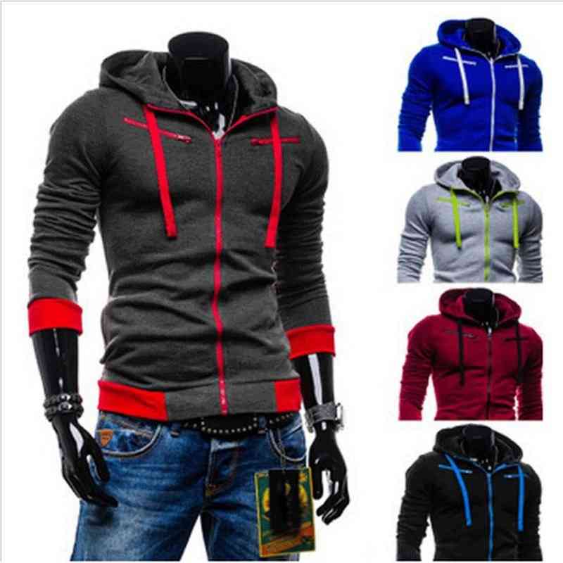 2021 color stitched brushed cardigan hooded long sleeve sweater large men's wear, Black
2021 color stitched brushed cardigan hooded long sleeve sweater large men's wear, Black
