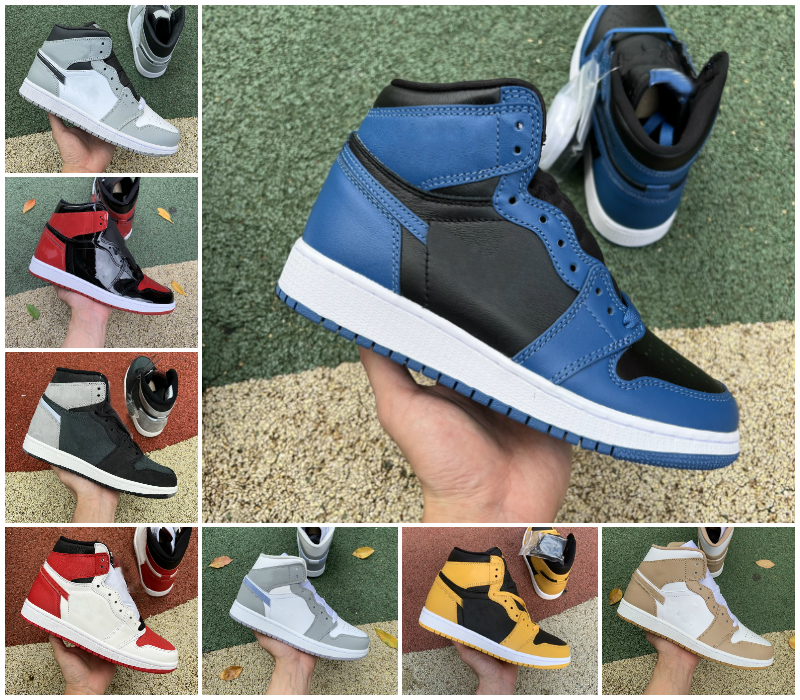 Mens High 1 1s Basketball Shoes Jumpman Hyper Royal Dark Mocha Marina Blue Wolf Grey Aluminum Seafoam Bio Hack Bred Banned Milan men women trainers Designer Sneakers, Bubble package bag
Mens High 1 1s Basketball Shoes Jumpman Hyper Royal Dark Mocha Marina Blue Wolf Grey Aluminum Seafoam Bio Hack Bred Banned Milan men women trainers Designer Sneakers, Bubble package bag