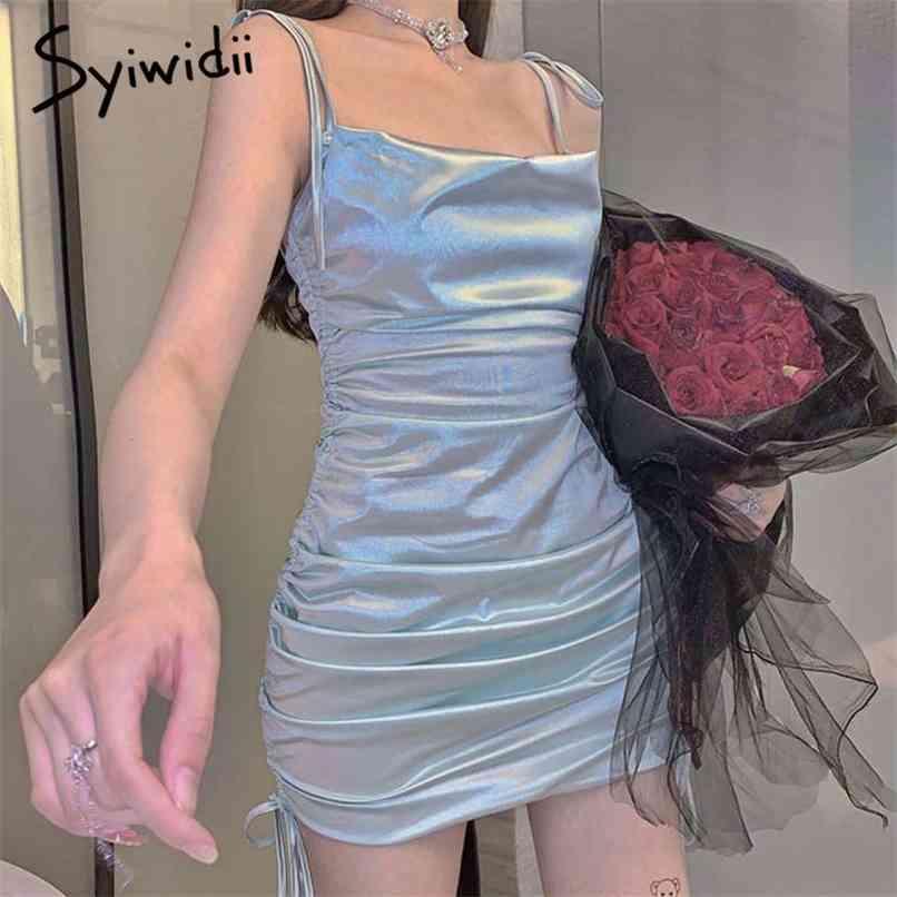 Bandage Dresses for Women Spaghetti Strap Bow Acetate Sexy Silk Summer Sheath Satin Mini Party Clothes Blue 210607, Sky blue
Bandage Dresses for Women Spaghetti Strap Bow Acetate Sexy Silk Summer Sheath Satin Mini Party Clothes Blue 210607, Sky blue