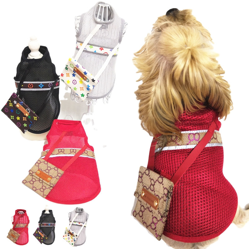 3Colors Summer Breathable Mesh Dog Apparel Sun-protective Clothing with Presbyopia Bags Designer Flowers Pattern Dogs Clothes Wholesale, Black
3Colors Summer Breathable Mesh Dog Apparel Sun-protective Clothing with Presbyopia Bags Designer Flowers Pattern Dogs Clothes Wholesale, Black