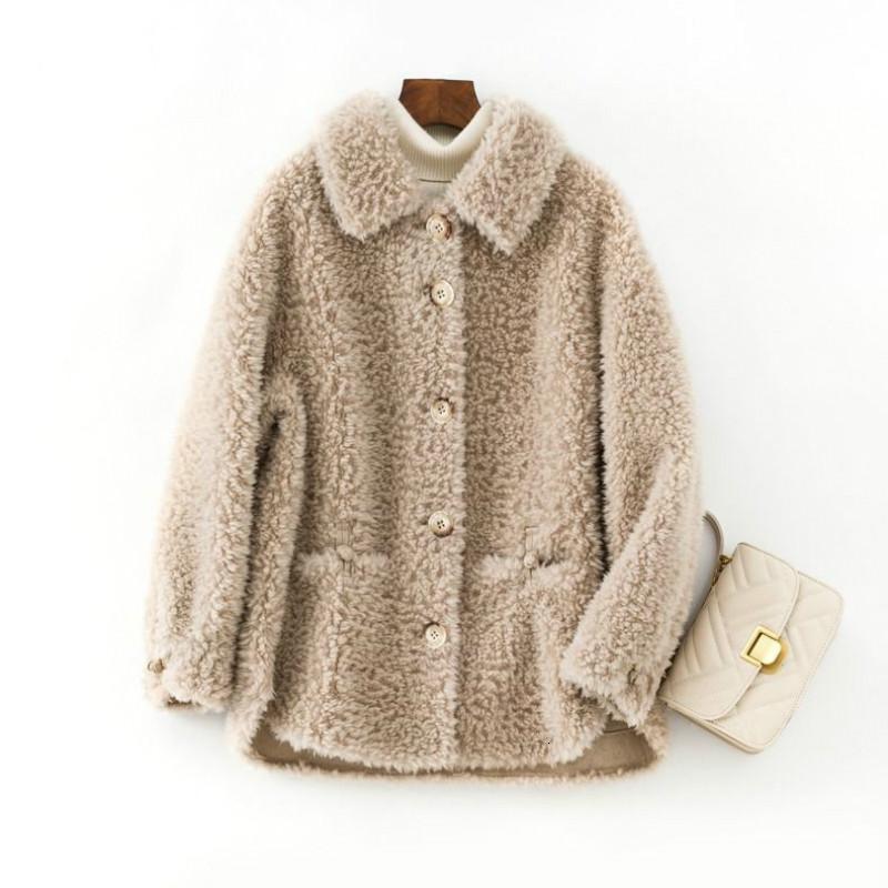 Women's Fur & Faux Women Autumn Winter Thicken Warm Cozy Real Wool Jacket Overcoats Female Loose Casual Fashion Lamb Outwears Z97, Gong mi
Women's Fur & Faux Women Autumn Winter Thicken Warm Cozy Real Wool Jacket Overcoats Female Loose Casual Fashion Lamb Outwears Z97, Gong mi