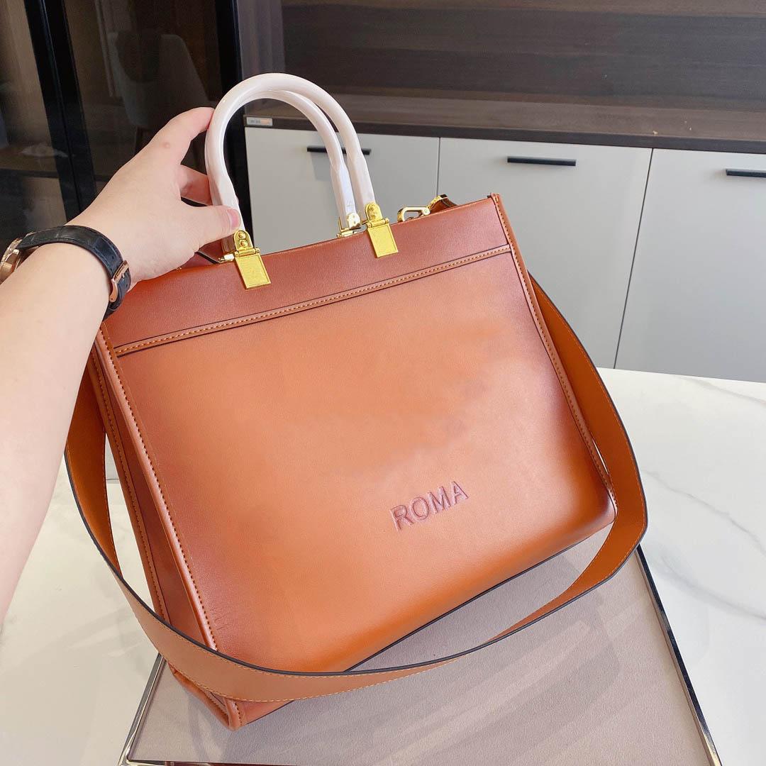 Designer Bags Roma Peekaboo sun shine Series Tote Bag Italy Brand F Letters Embossing Leather Handbags Women Large Shopping Shoulder Handbag
Designer Bags Roma Peekaboo sun shine Series Tote Bag Italy Brand F Letters Embossing Leather Handbags Women Large Shopping Shoulder Handbag