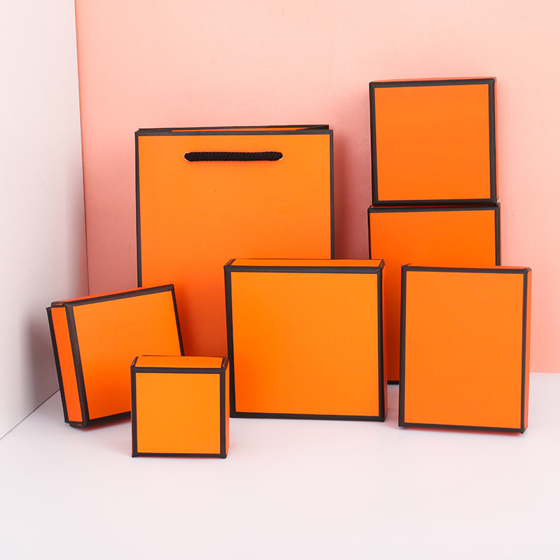 Jewelry Gifts and Retail Boxes Orange Kraft Packing Bracelet/Necklace/ Ring/Ear Nail Box Christmas New Year Gift Customize 7 size Select
Jewelry Gifts and Retail Boxes Orange Kraft Packing Bracelet/Necklace/ Ring/Ear Nail Box Christmas New Year Gift Customize 7 size Select