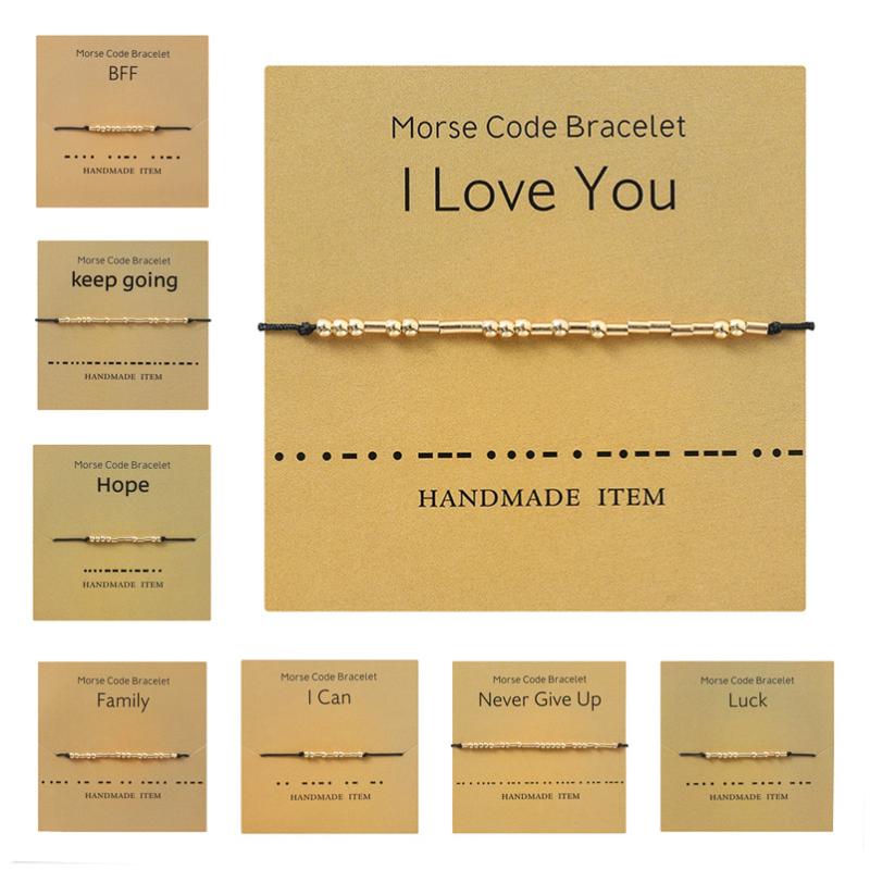 Link, Chain Morse Code Series Open Cuff Bangles Bracelets For Women Men Valentines Friendship Gold Color String Adjustable Gift
Link, Chain Morse Code Series Open Cuff Bangles Bracelets For Women Men Valentines Friendship Gold Color String Adjustable Gift